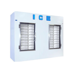 2000ADG Indoor, Auto Defrost, Upright, Double Glass-Doors Ice Merchandiser