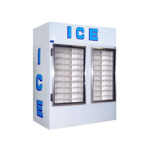 750ADG Indoor, Auto Defrost, Upright, Double Glass-Doors Ice Merchandiser