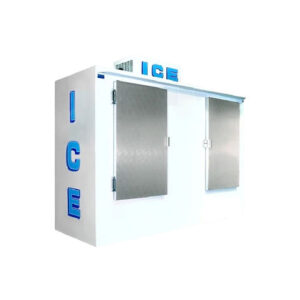 1000AD Outdoor, Auto Defrost, Upright, Double Solid-Doors Ice Merchandiser