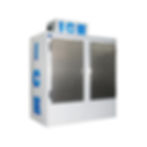 670CW Outdoor, Cold Wall, Upright, Double Solid-Doors Ice Merchandiser