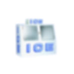 600AD Outdoor, Auto Defrost, Slant-Front, Double Solid-Doors Ice Merchandiser