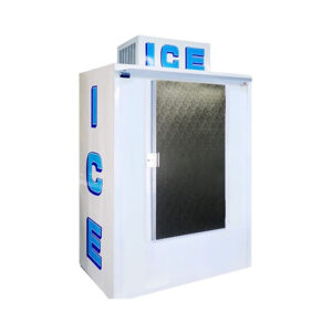 420CW Outdoor, Cold Wall, Upright, Single Solid-Door Ice Merchandiser