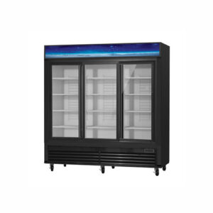 BGM69SLB -HC - 3 Glass Sliding Door Merchandiser Refrigerator