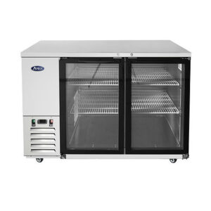 MBB48GGR — 48″ Back Bar Cooler with Glass Doors
